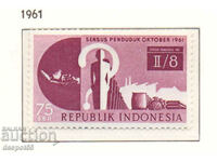 1961. Indonezia. Primul recensământ indonezian.