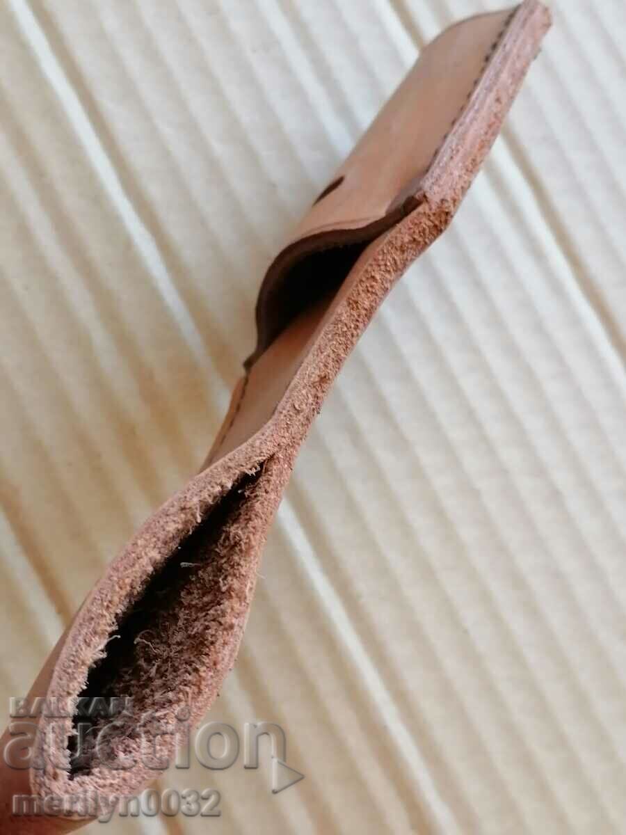 Leather scabbard for bayonet knife bayonet M-95 WW1 WW2 - 5 Leather scabbard for bayonet knife bayonet M-95 WW1 WW2 - 5