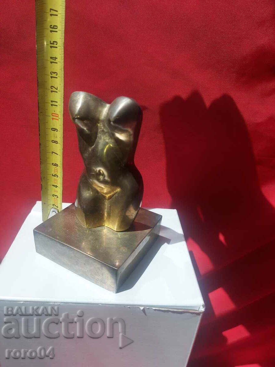 TORSO - NAKED FEMALE BODY - EROTIC - BRONZE - 5 TORSO - NAKED FEMALE BODY - EROTIC - BRONZE - 5