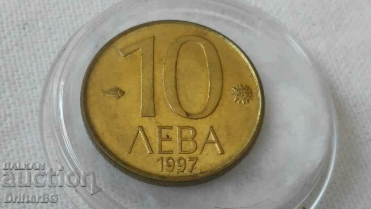 Монета 10 лева ,1997