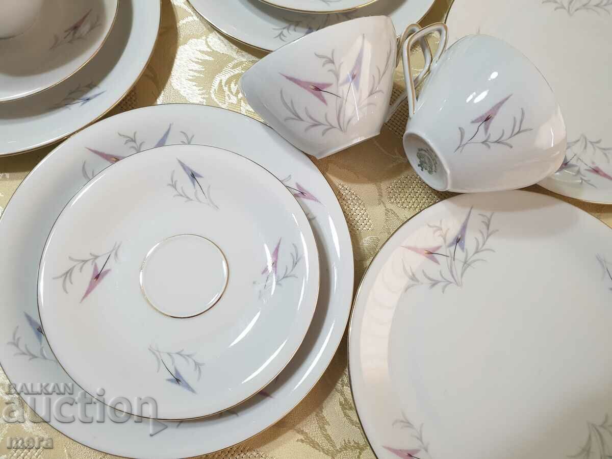 Porcelain double tea service, coffee schwarzenhammer bavaria with price 280.00 BGN | € 143.16 Porcelain double tea service, coffee schwarzenhammer bavaria with price 280.00 BGN | € 143.16