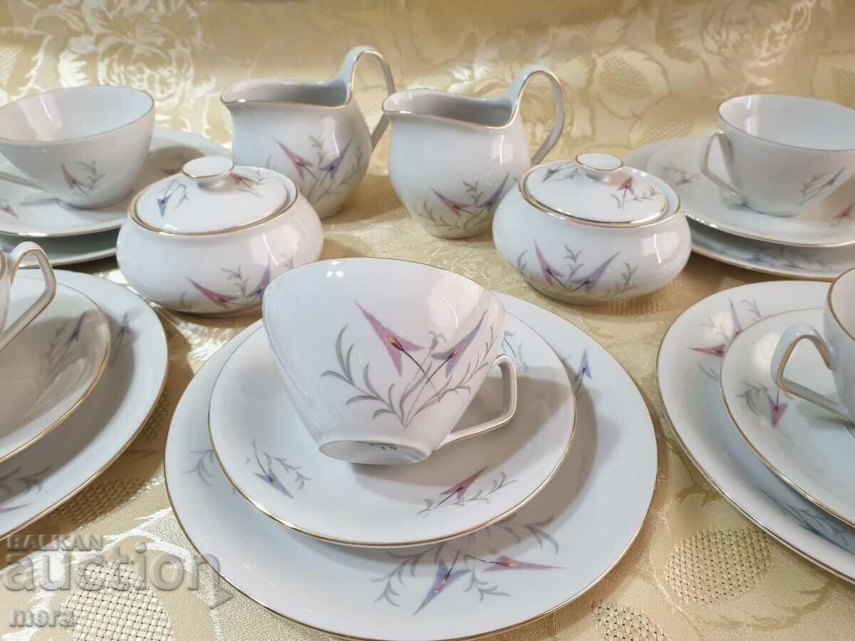 Auction Porcelain double tea service, coffee schwarzenhammer bavaria Auction Porcelain double tea service, coffee schwarzenhammer bavaria