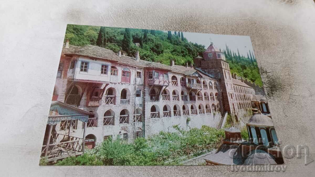 P K Athos Monastery Zograf on Mount Athos 1984