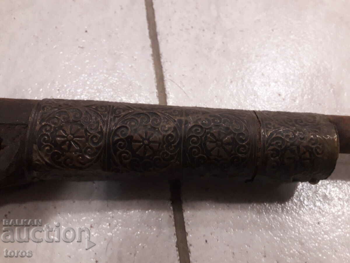 Old flintlock rifle, flintlock, weapon - 5