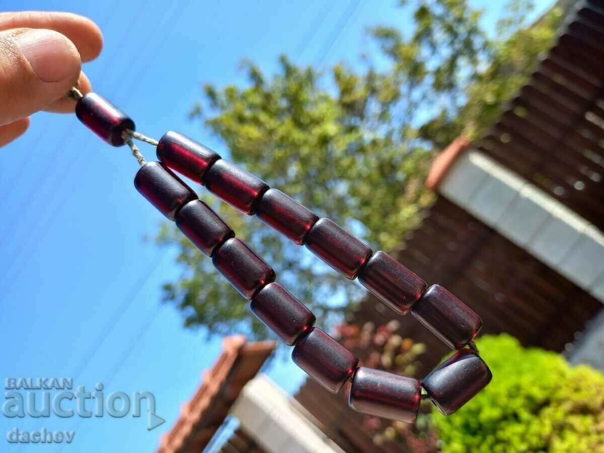 Old Authentic Cataline BAKELITE Amber Rosary*** with price 100.00 BGN | € 51.13