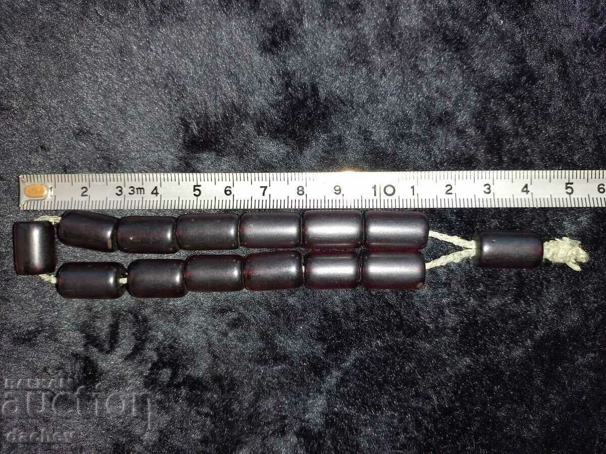 Παλιό αυθεντικό καταλινικό BAKELITE Amber Rosary*** - 6