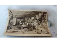 Καρτ ποστάλ Εκκλησία σε μια σπηλιά 1937