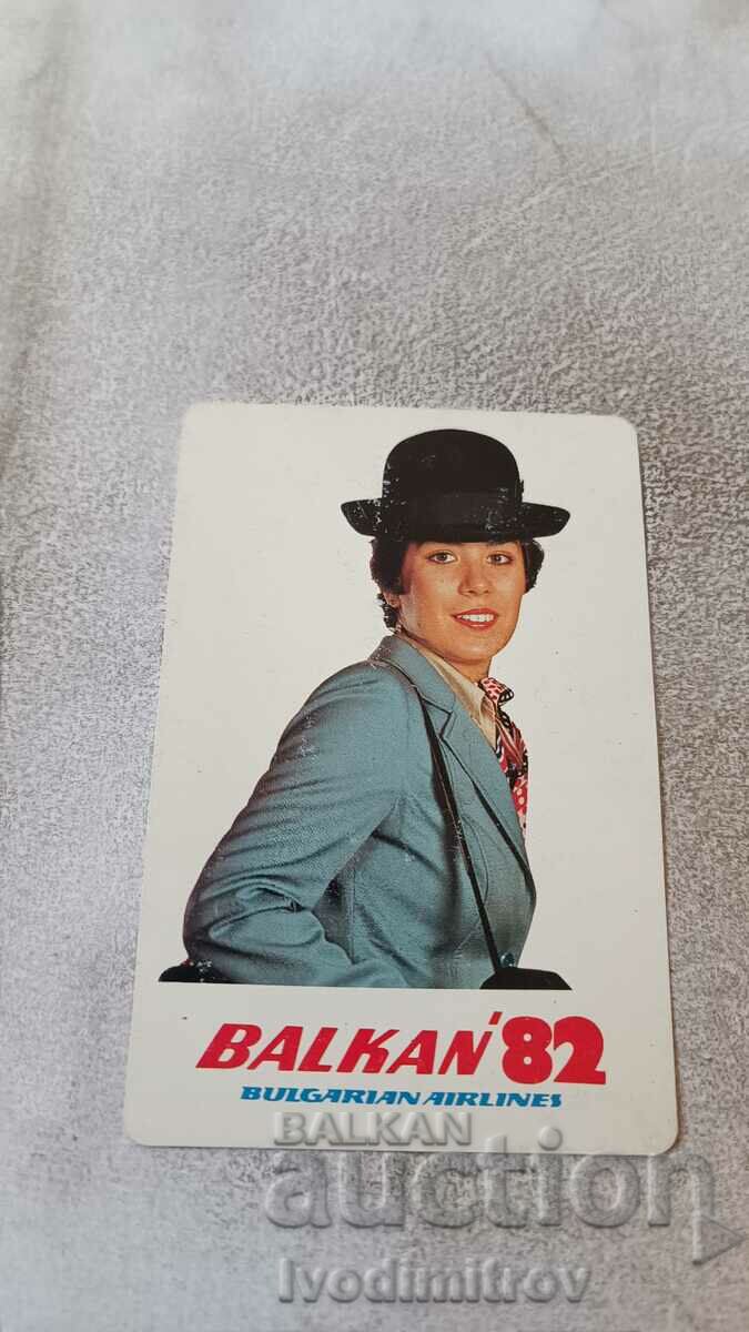 Календарче BALKAN '82 1982