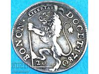 Vatican 1 lira 1780 silver Patina - very rare