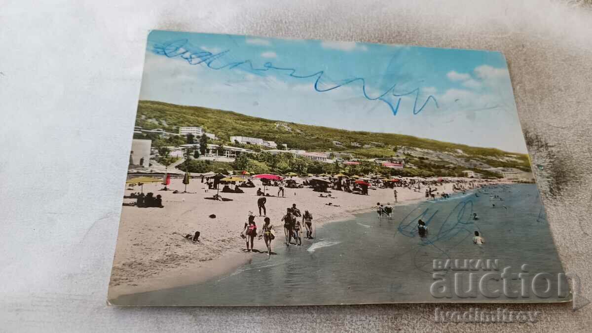 Καρτ ποστάλ Golden Sands Beach 1960