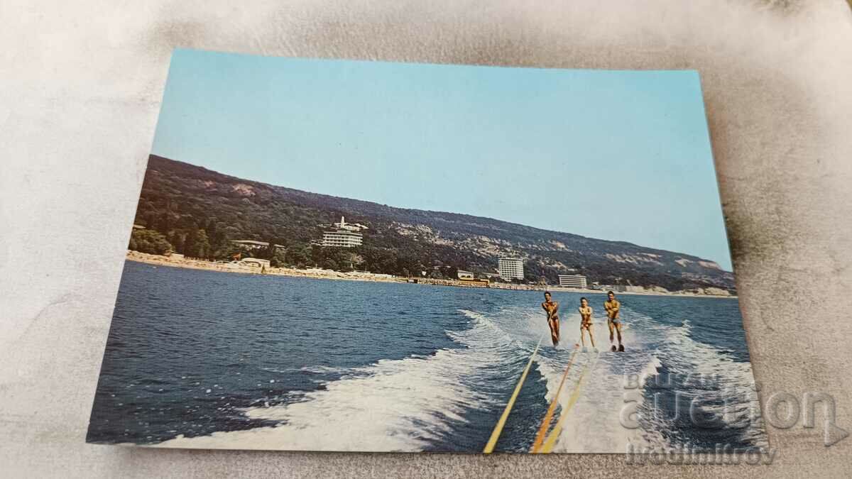 Carte poștală Nisipurile de Aur 1987
