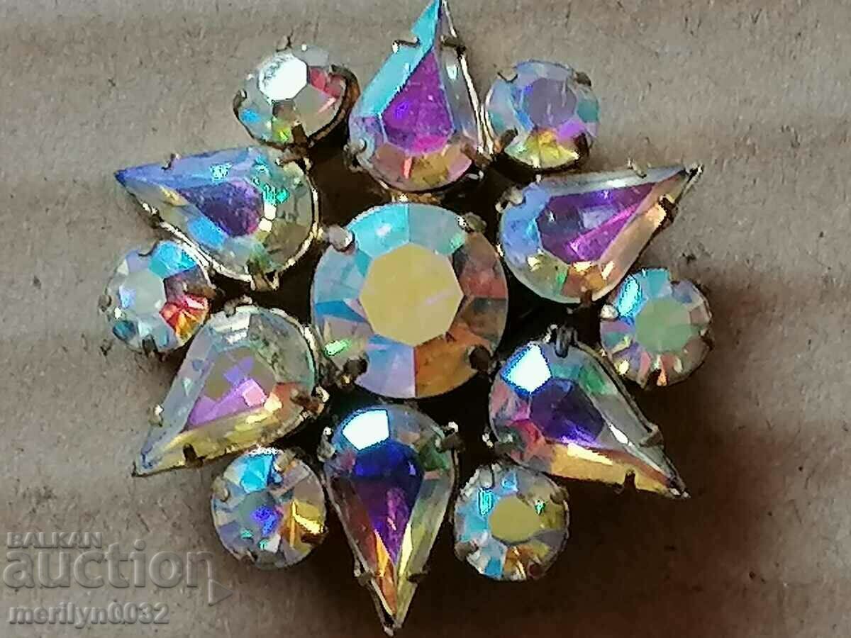 Old brooch with stones jewelry jewelry