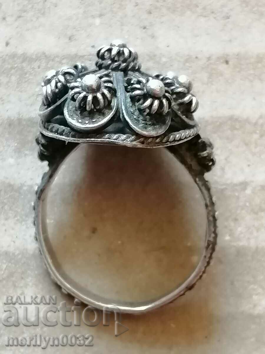 Silver ring 5.8 grams Kingdom of Bulgaria silver jewelry with price 41.00 BGN | € 20.96