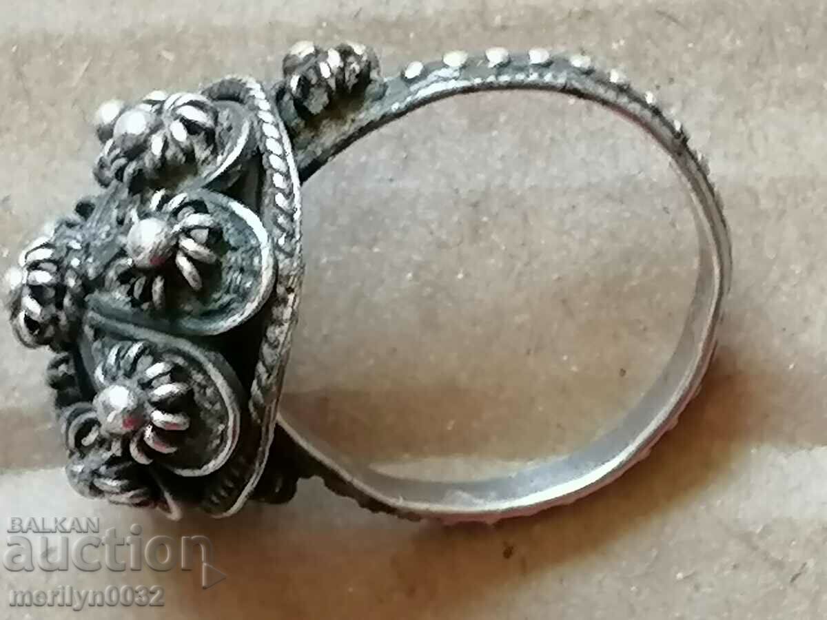 Silver ring 5.8 grams Kingdom of Bulgaria silver jewelry - 6