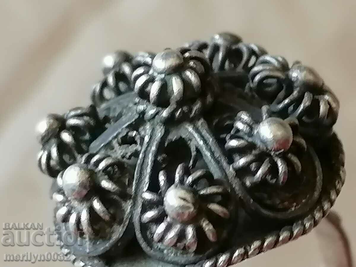 Silver ring 5.8 grams Kingdom of Bulgaria silver jewelry - 7