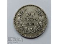 50 leva silver Bulgaria 1930 - silver coin #71
