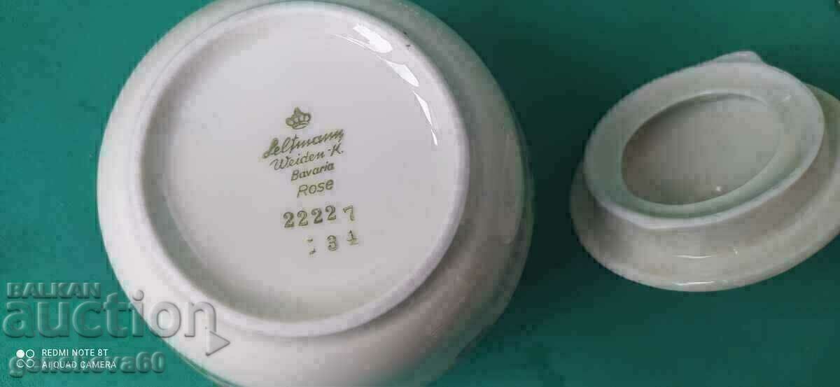 Porcelain sugar bowl - Seltmann Weiden - 7