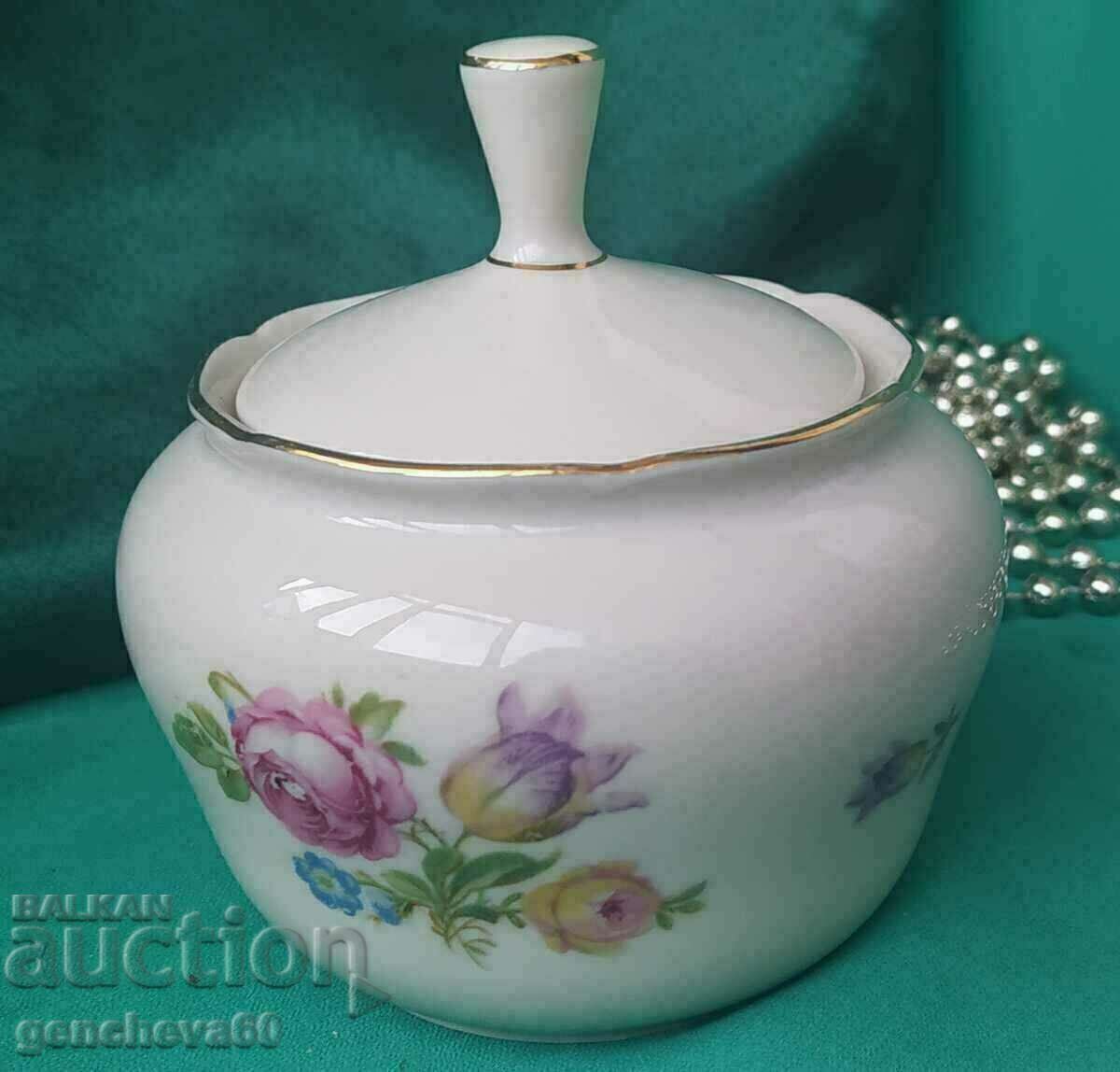 Porcelain sugar bowl - Seltmann Weiden