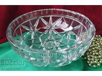 Beautiful lead crystal fruit bowl