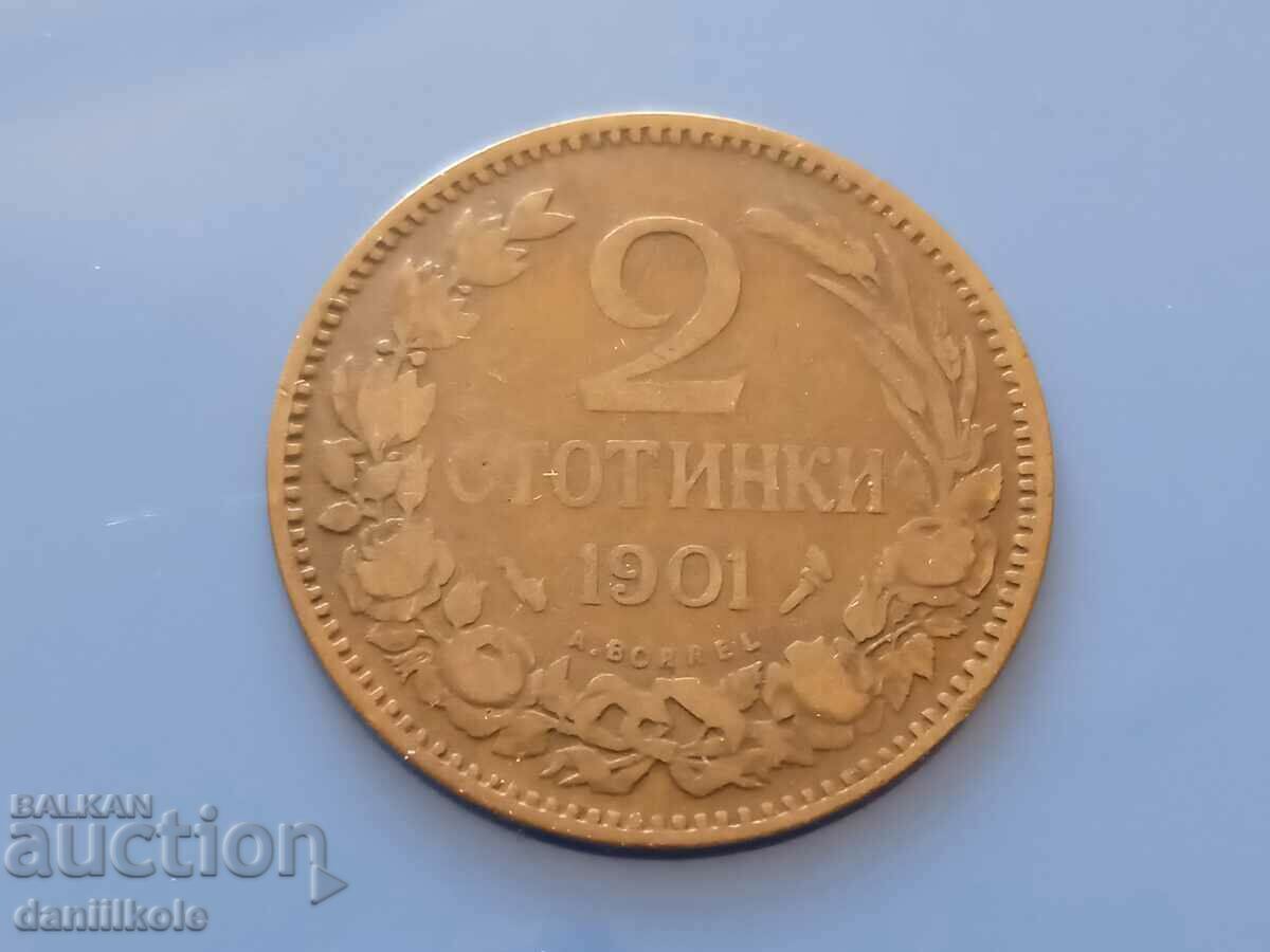 *$*Y*$* БЪЛГАРИЯ 2 СТОТИНКИ 1901 ГОДИНА МНОГО ДОБРИ *$*Y*$* *$*Y*$* БЪЛГАРИЯ 2 СТОТИНКИ 1901 ГОДИНА МНОГО ДОБРИ *$*Y*$*