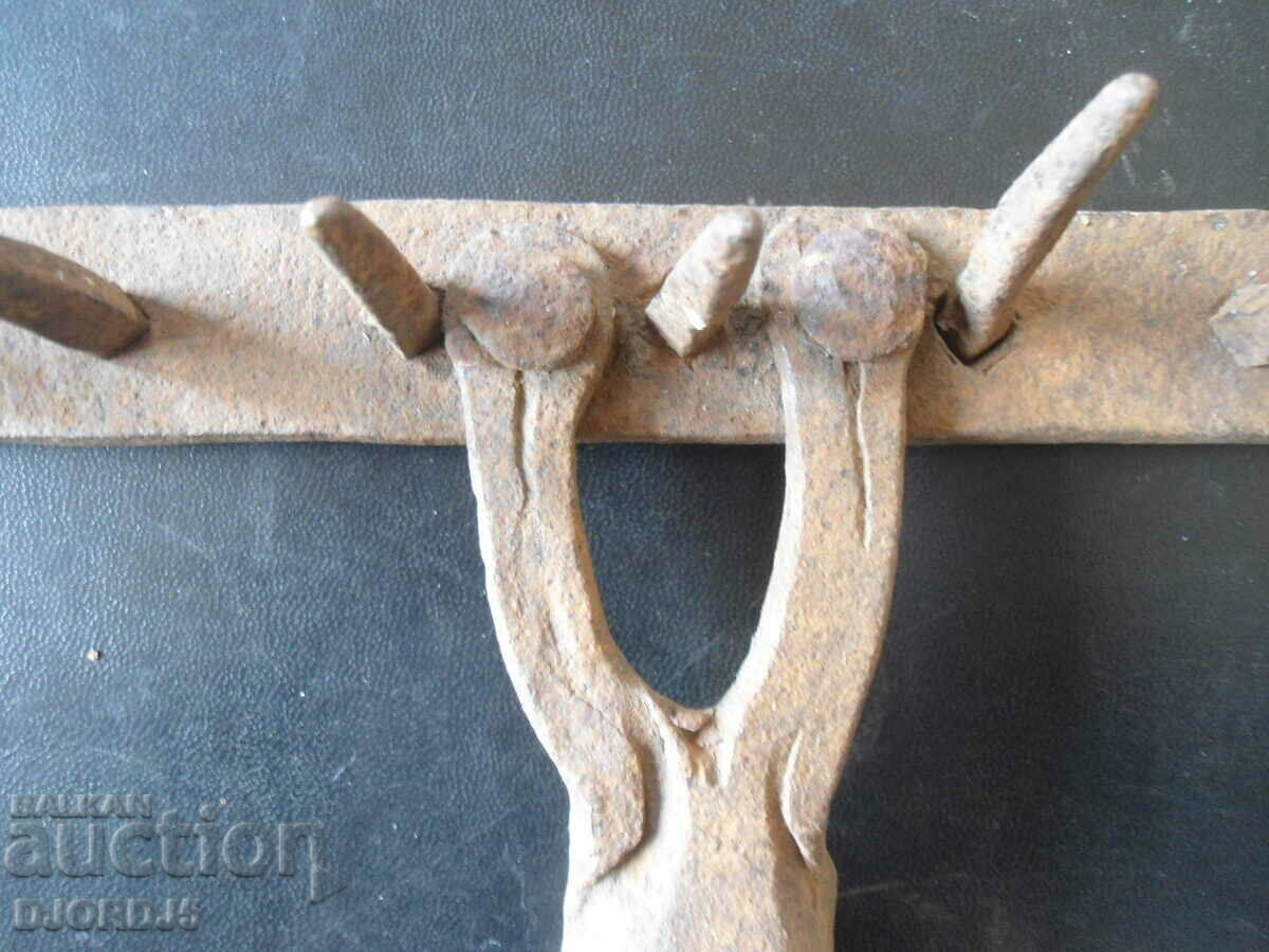 Auction Old forged agricultural tool, darak Auction Old forged agricultural tool, darak