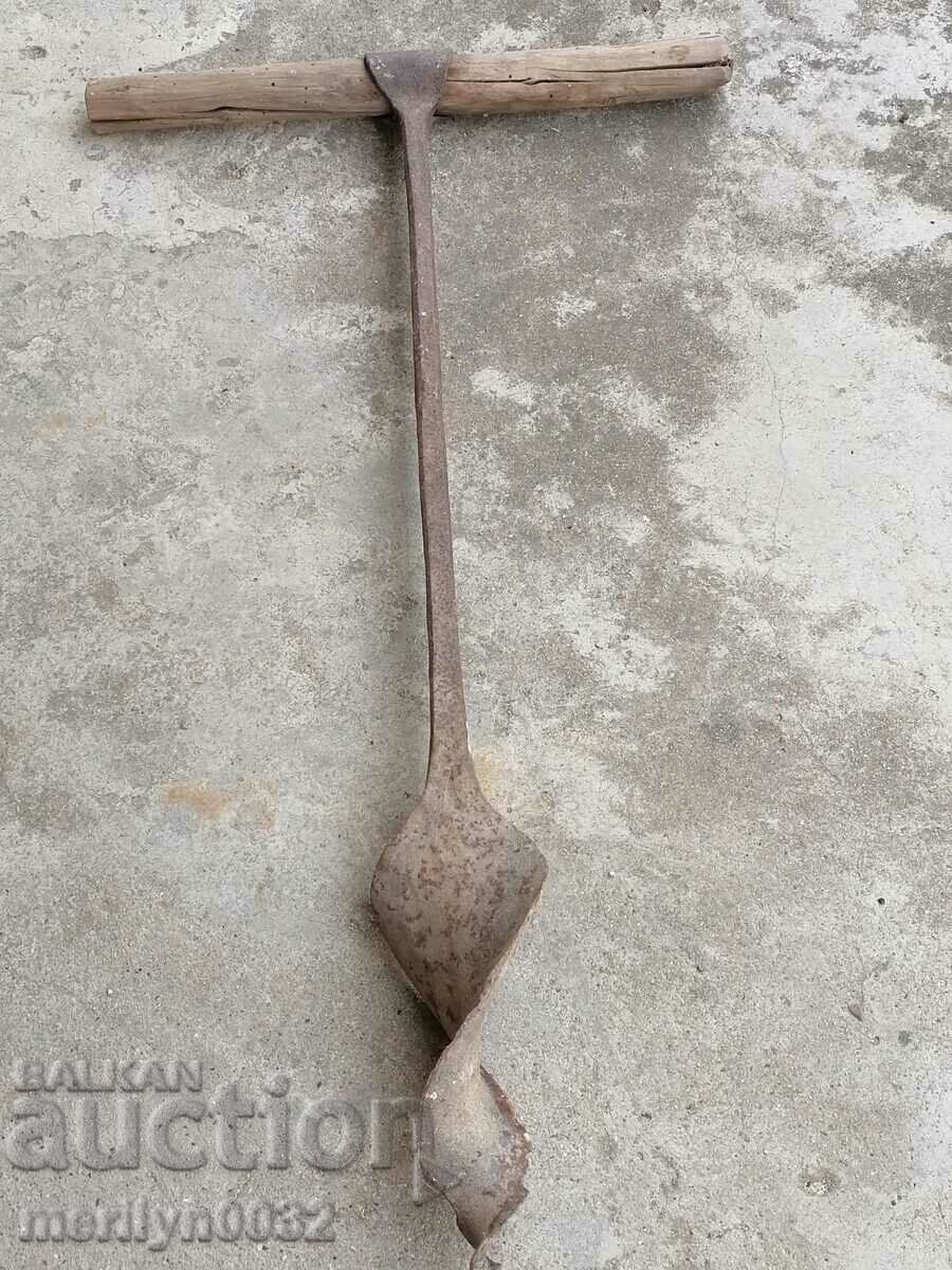 Παλιό τρυπάνι με καπάκι εργαλείων τόρνου χαλκού ξυλουργικής - 7 Παλιό τρυπάνι με καπάκι εργαλείων τόρνου χαλκού ξυλουργικής - 7