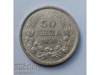50 leva silver Bulgaria 1930 - silver coin #86