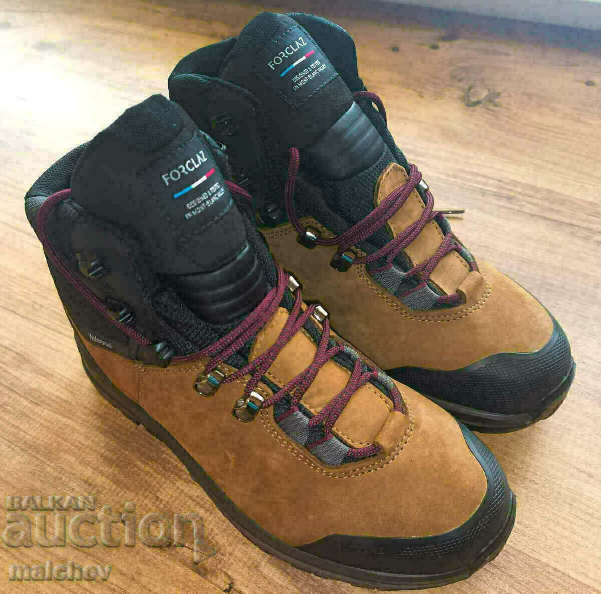 New Forclaz hiking boots, size 36, unused