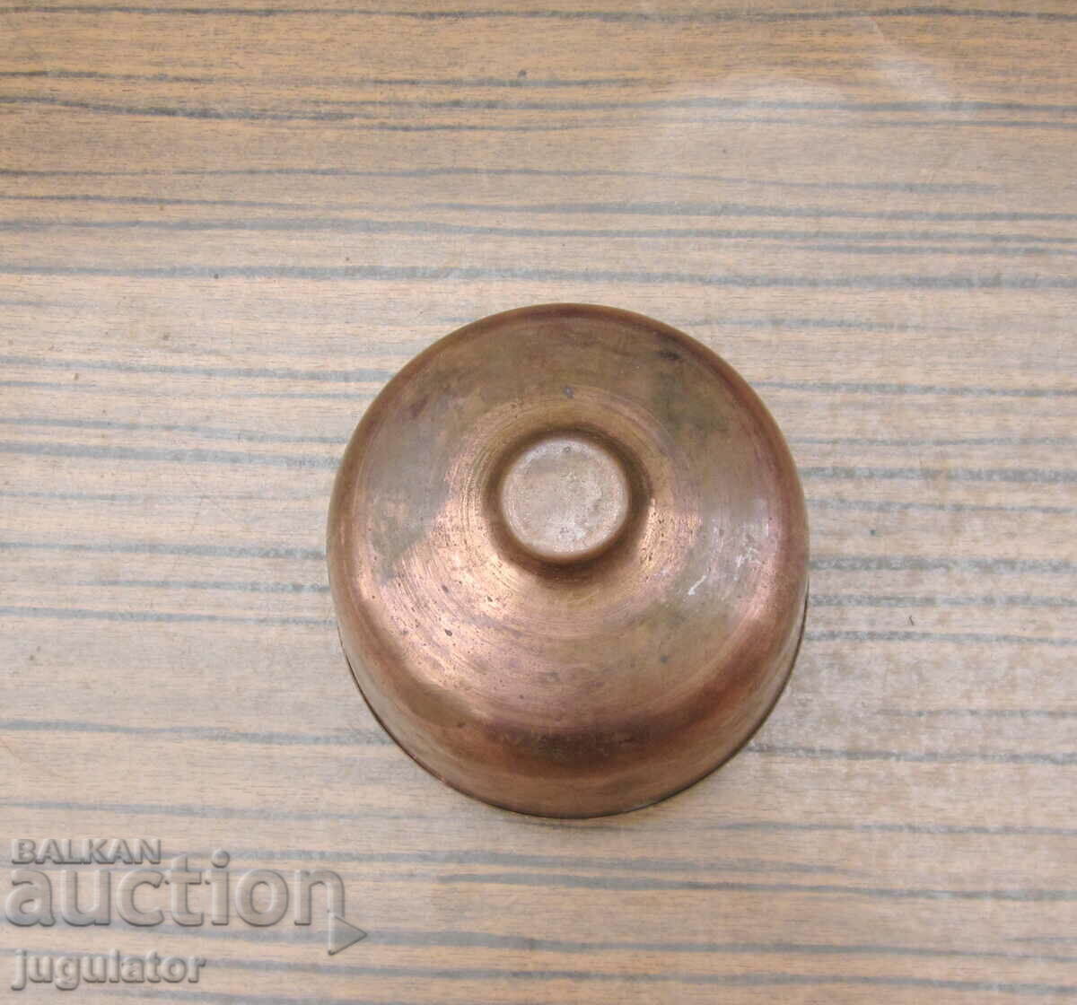 Delivery of old Bulgarian copper oil pot