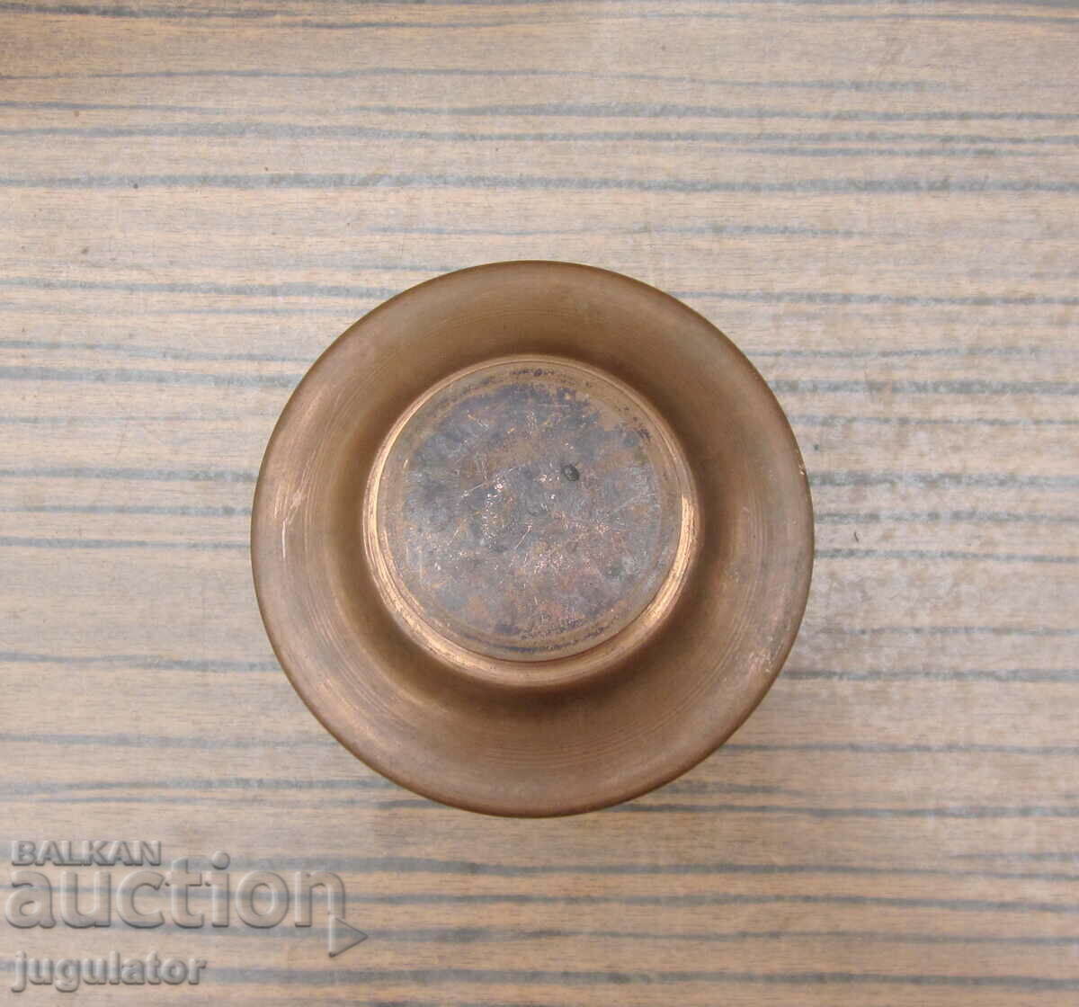 old Bulgarian copper oil pot - 5