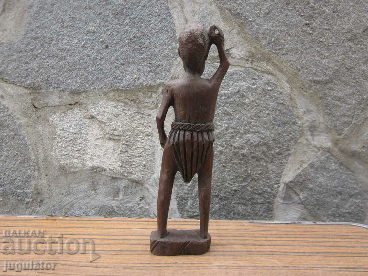 Delivery of old ebony figure statuette ebony man figurine Delivery of old ebony figure statuette ebony man figurine
