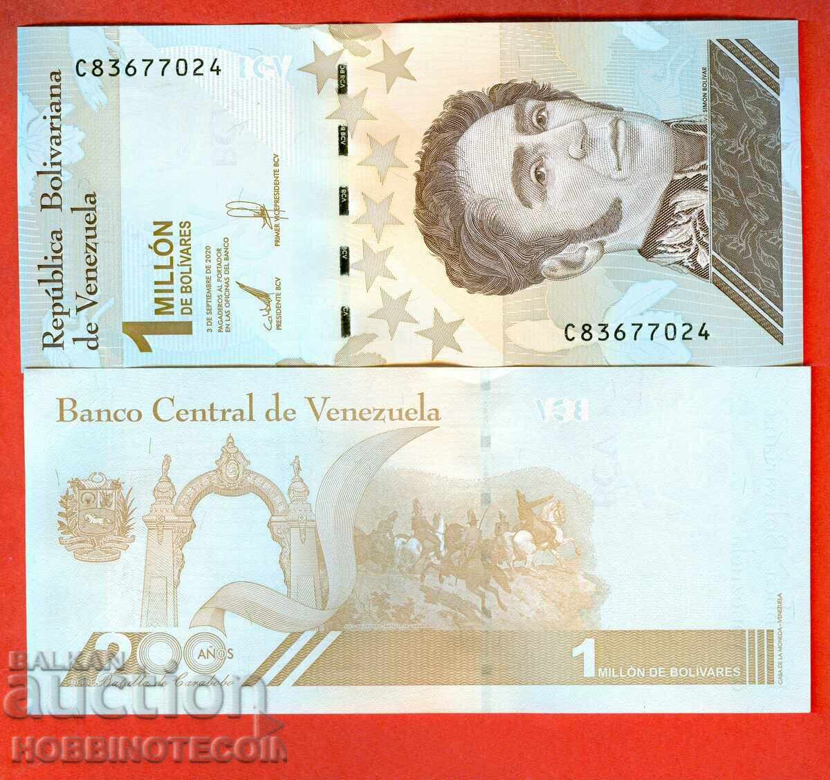 ВЕНЕЦУЕЛА VENEZUELA 1000000 1 000 000 - 2020 2021 НОВА UNC