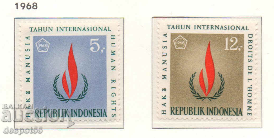 1968. Indonesia. Year of Human Rights.