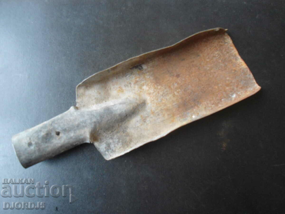Old metal spatula