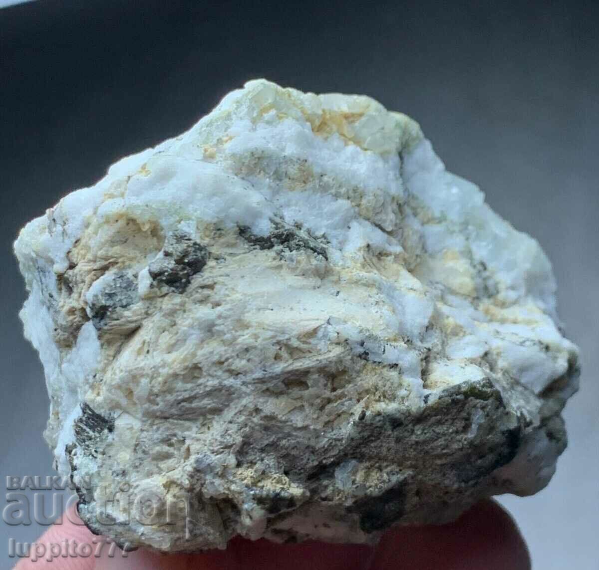 Delivery of natural beryl aquamarine on matrix 116 grams