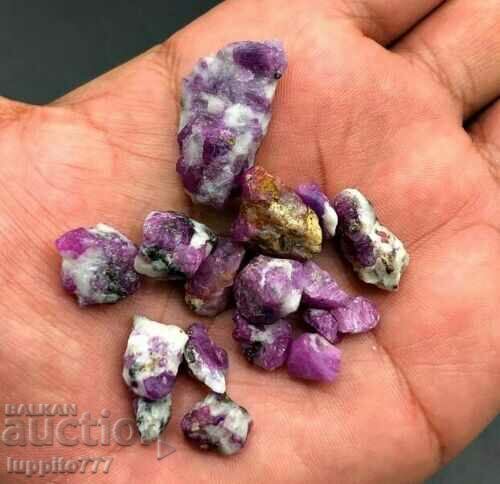 Δημοπρασία φυσικό ρουμπίνι σε μήτρα ποιότητας όψης 37 γραμμάρια 15 τμχ Δημοπρασία φυσικό ρουμπίνι σε μήτρα ποιότητας όψης 37 γραμμάρια 15 τμχ