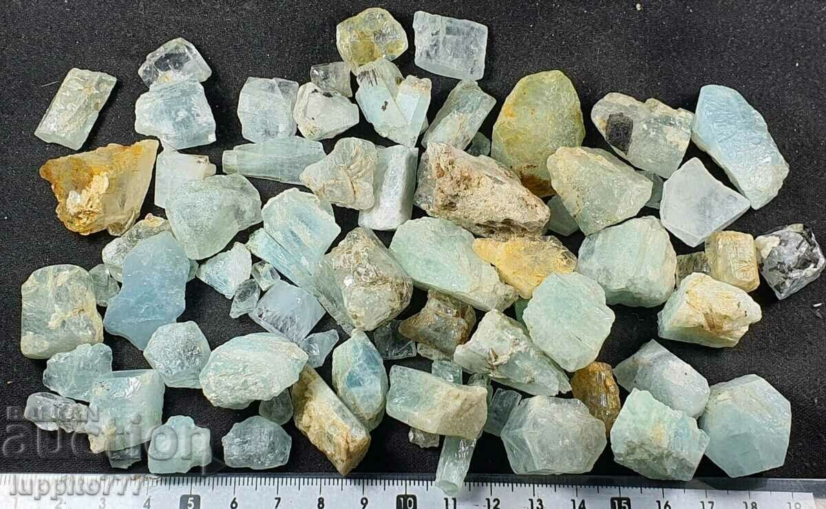 φυσική ακουαμαρίνα βερύλ 370 γραμμάρια - 50 τεμ.+ παρτίδα - 6 φυσική ακουαμαρίνα βερύλ 370 γραμμάρια - 50 τεμ.+ παρτίδα - 6