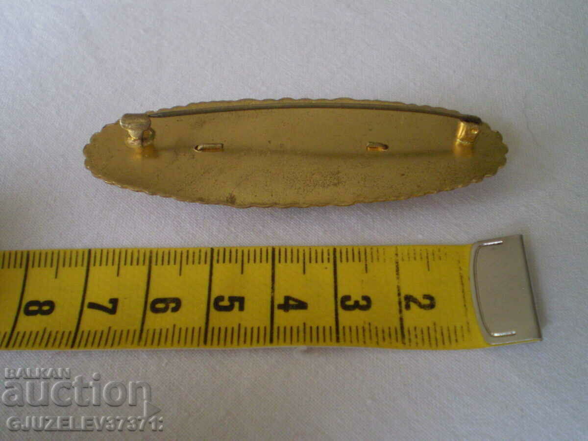 Auction brooch - Pin with crystals from the 40s Auction brooch - Pin with crystals from the 40s