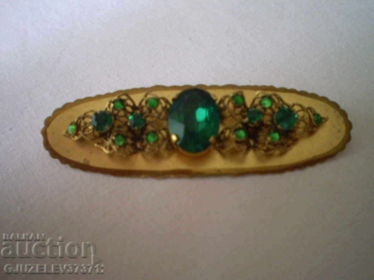 brooch - Pin with crystals from the 40s - 6 brooch - Pin with crystals from the 40s - 6