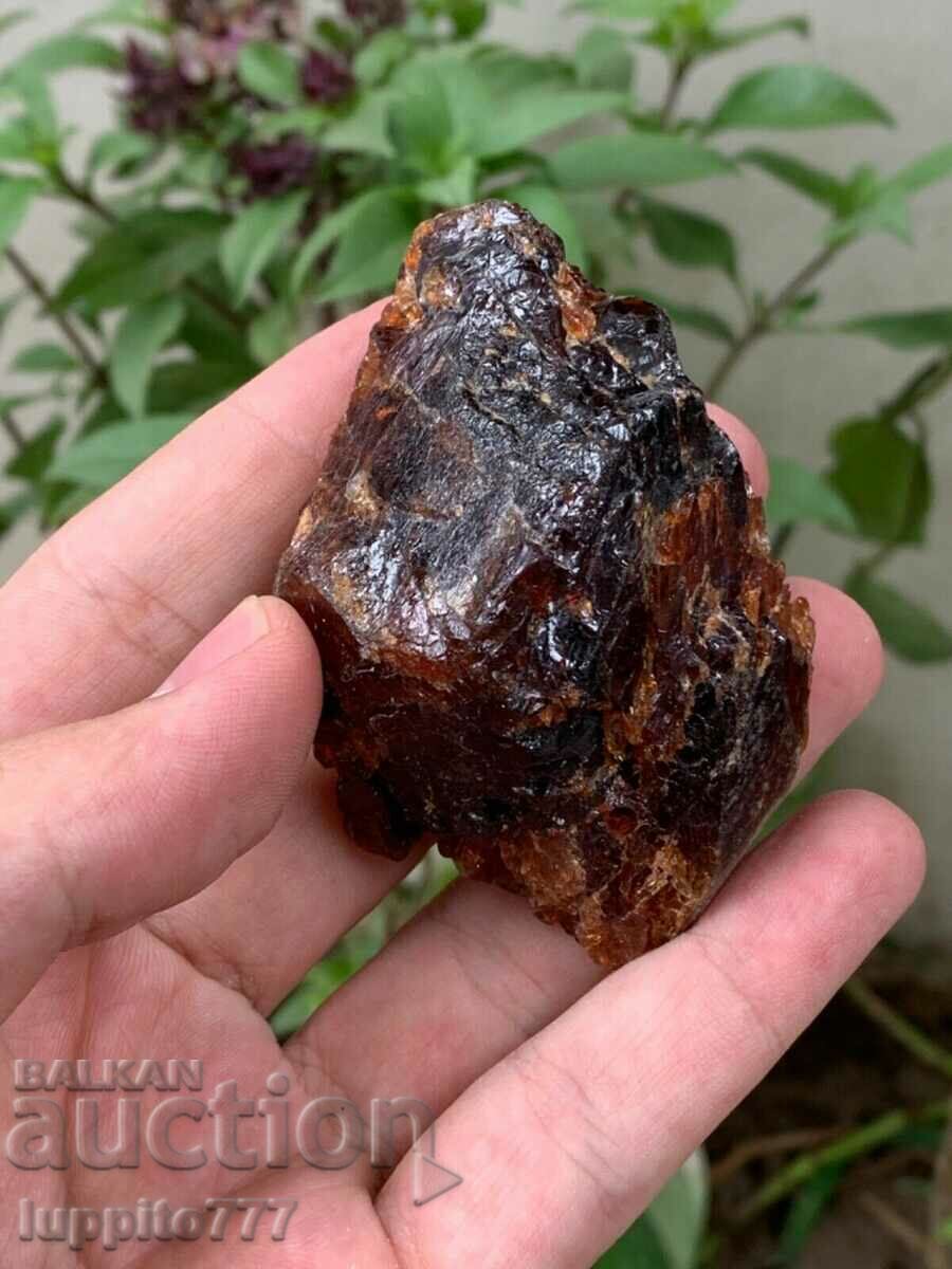 natural garnet hesonite on matrix 164 grams - 5 natural garnet hesonite on matrix 164 grams - 5