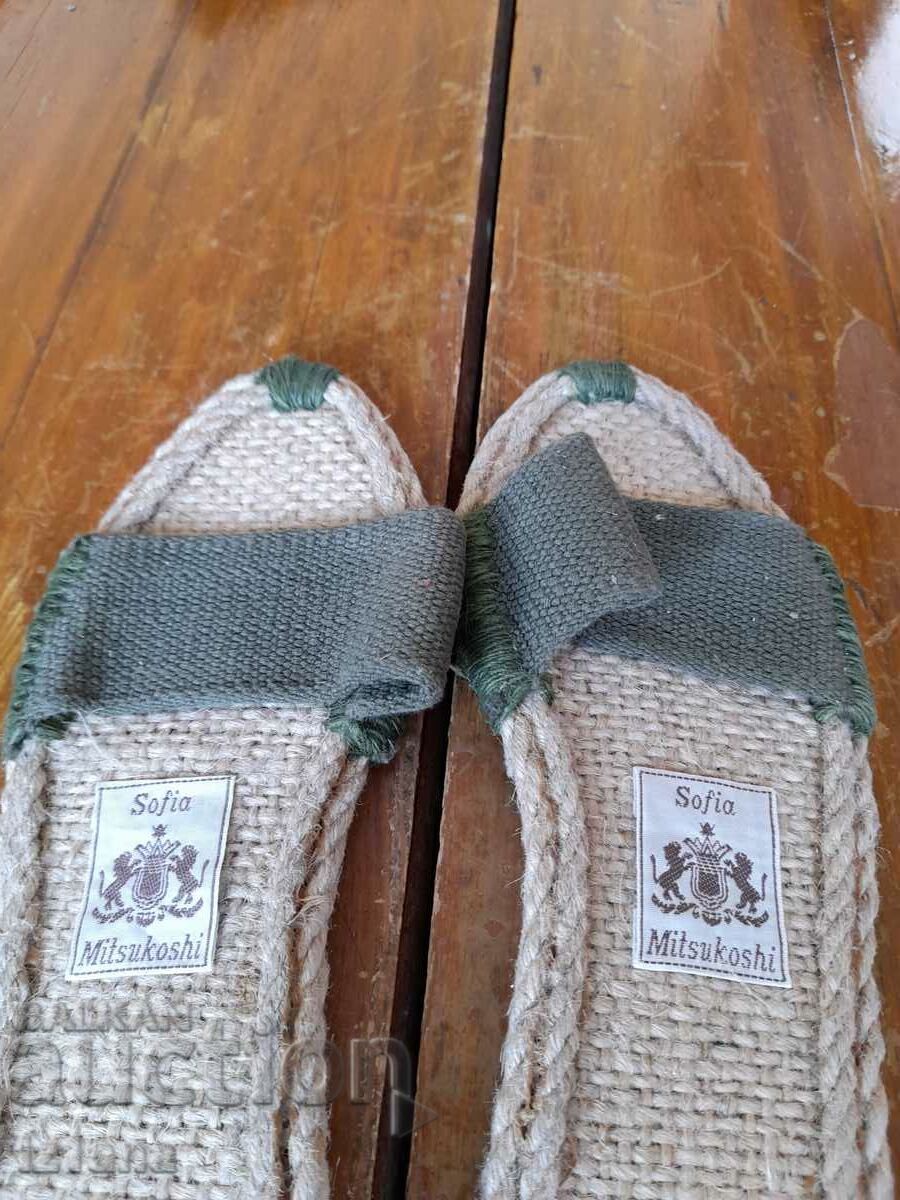 Old Slippers Sofia Mitshukoshi with price 30.00 BGN | € 15.34 Old Slippers Sofia Mitshukoshi with price 30.00 BGN | € 15.34