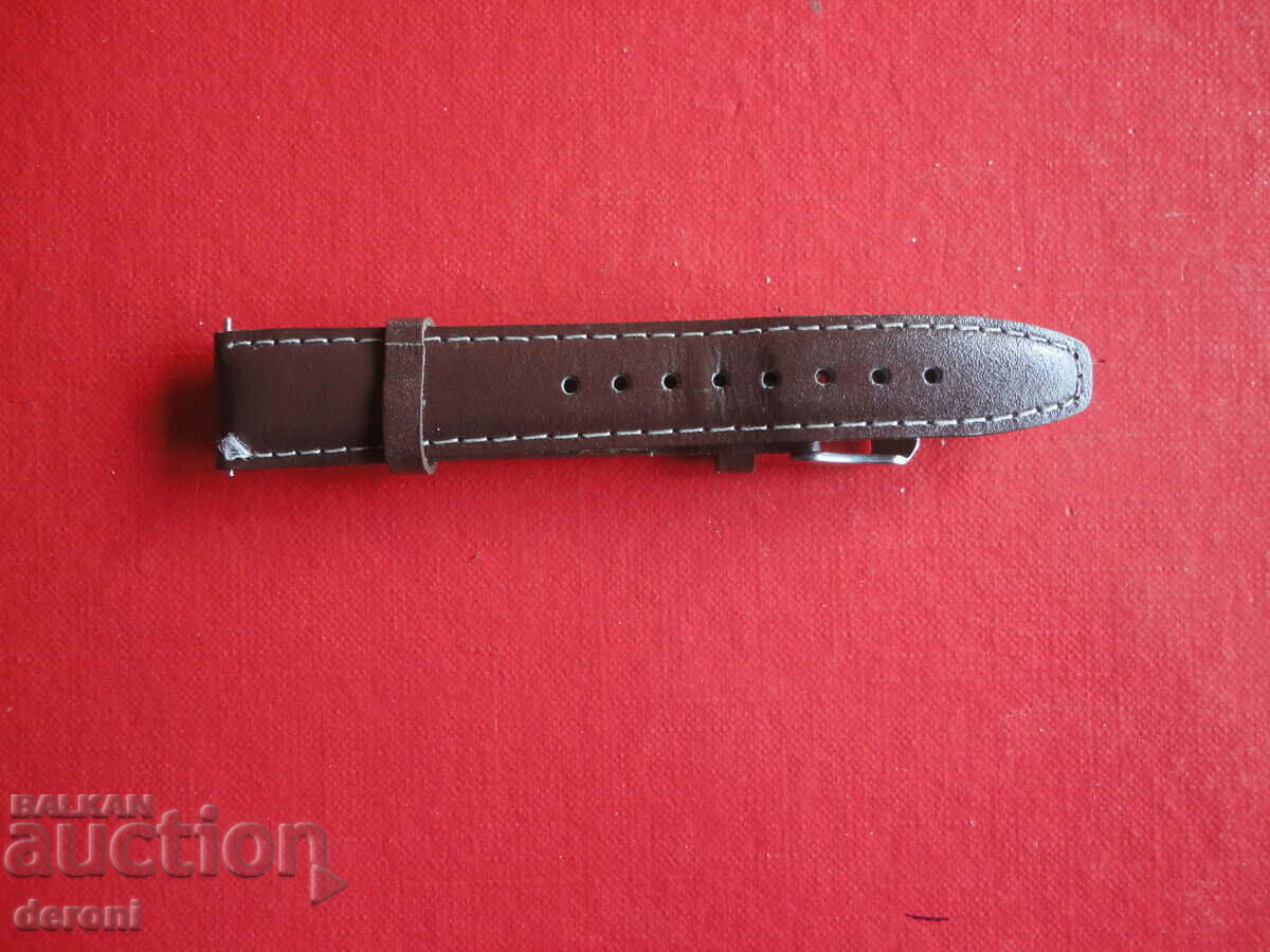 Καφέ δερμάτινο λουράκι με τιμή 10.00 BGN | € 5.11 Καφέ δερμάτινο λουράκι με τιμή 10.00 BGN | € 5.11