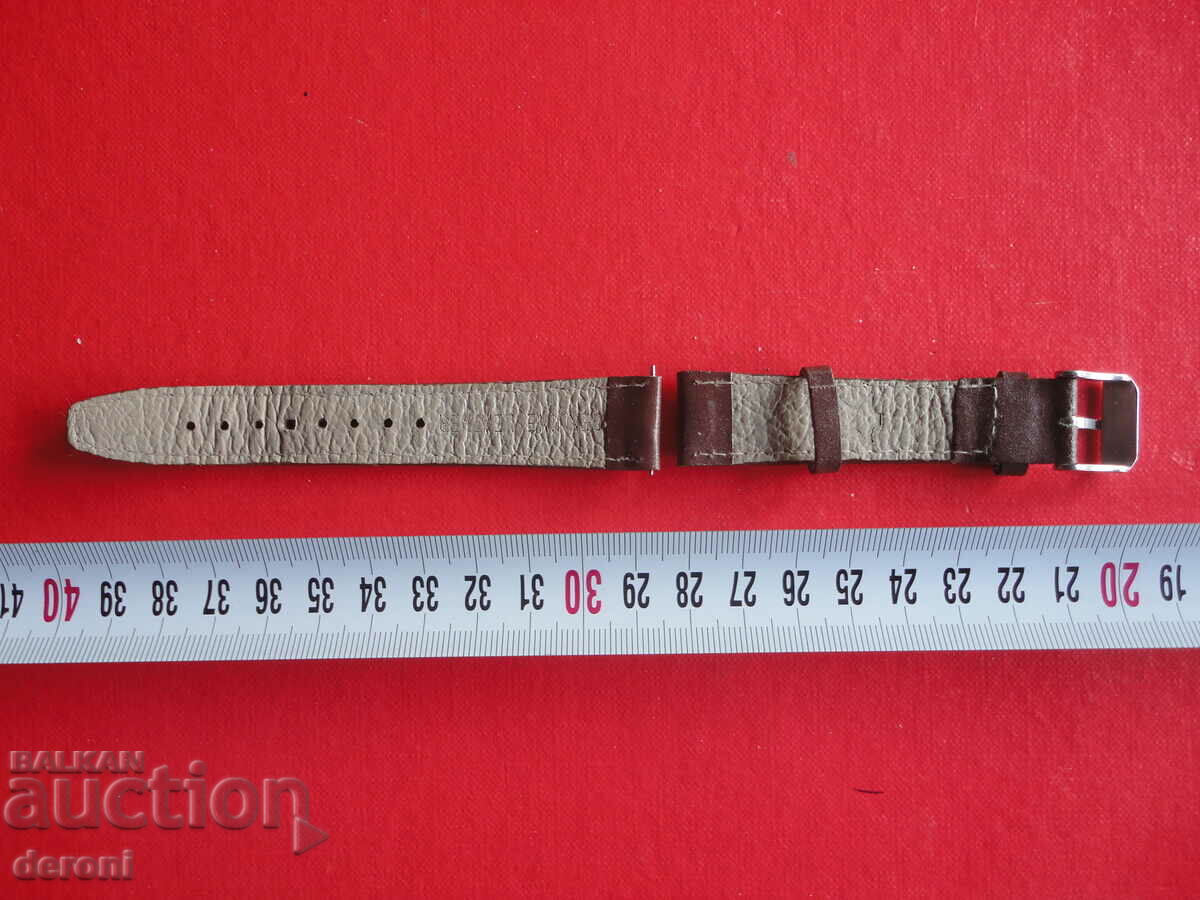 Δημοπρασία Καφέ δερμάτινο λουράκι Δημοπρασία Καφέ δερμάτινο λουράκι