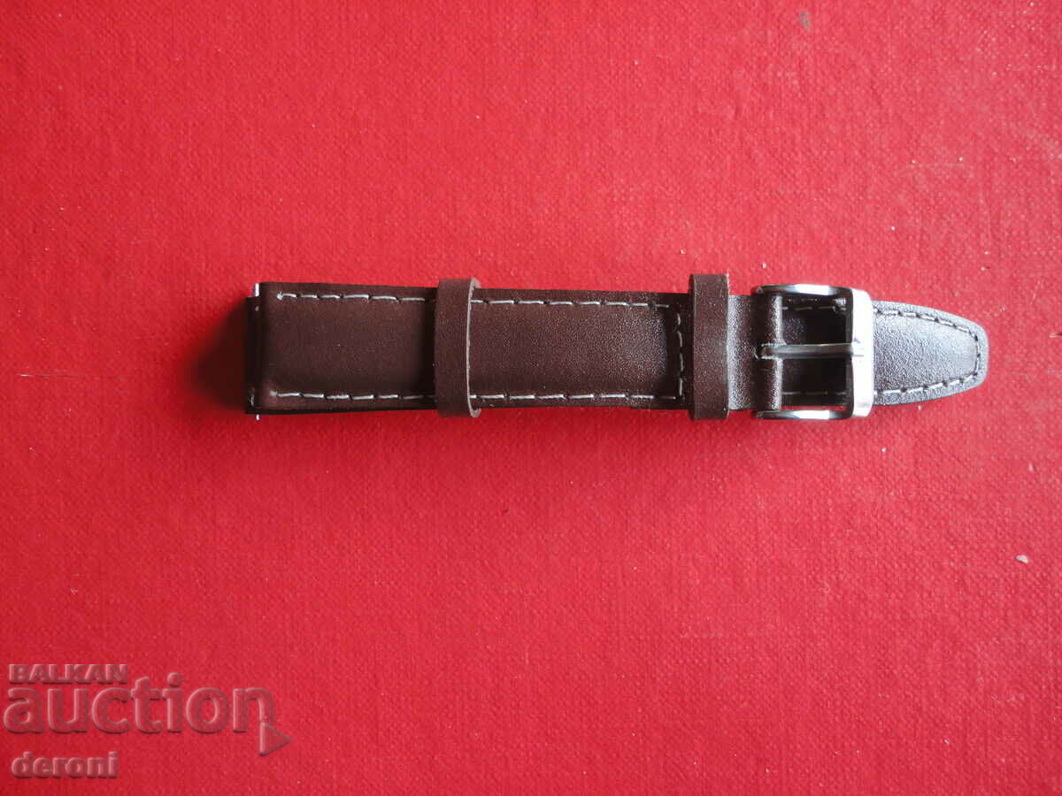 Καφέ δερμάτινο λουράκι - 5 Καφέ δερμάτινο λουράκι - 5