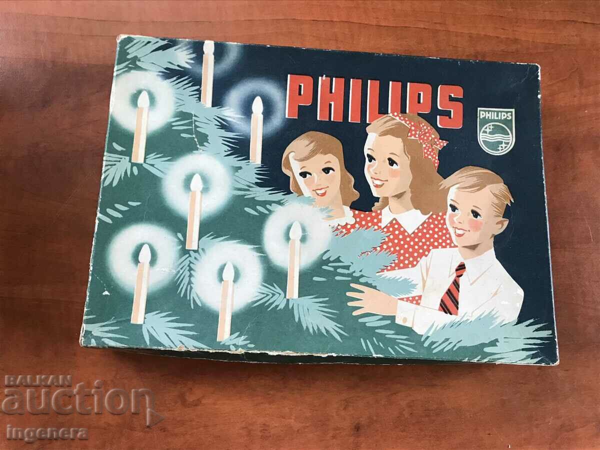 CHRISTMAS LIGHT CANDLES ANTIQUE-PHILIPS PHILIPS - 6 CHRISTMAS LIGHT CANDLES ANTIQUE-PHILIPS PHILIPS - 6
