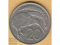 20 cents 1967, New Zealand
