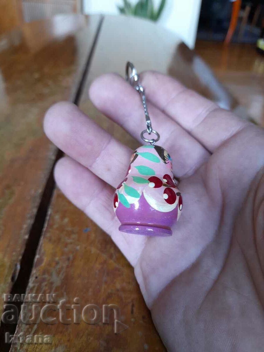Auction Old Matryoshka keychain Auction Old Matryoshka keychain
