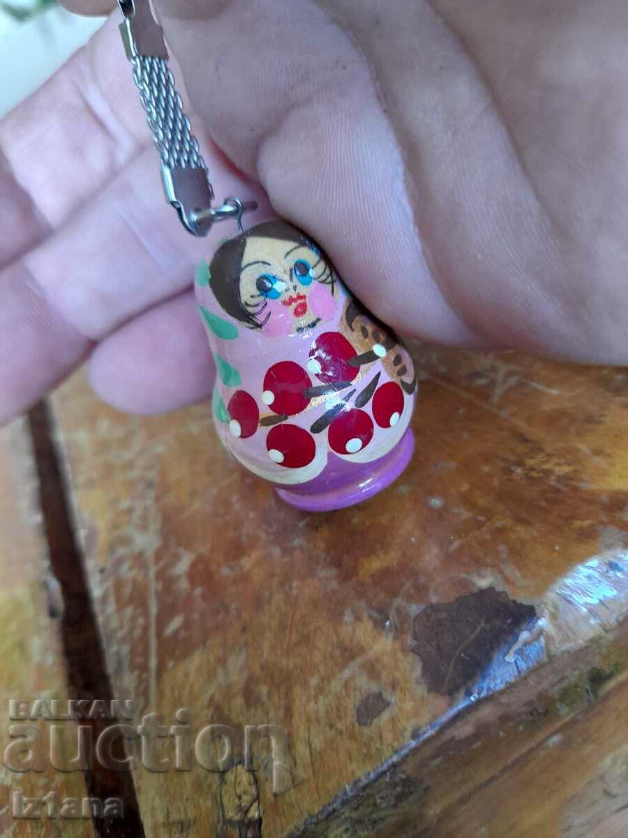 Old Matryoshka keychain - 5 Old Matryoshka keychain - 5
