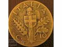 10 центисими 1940, Италия