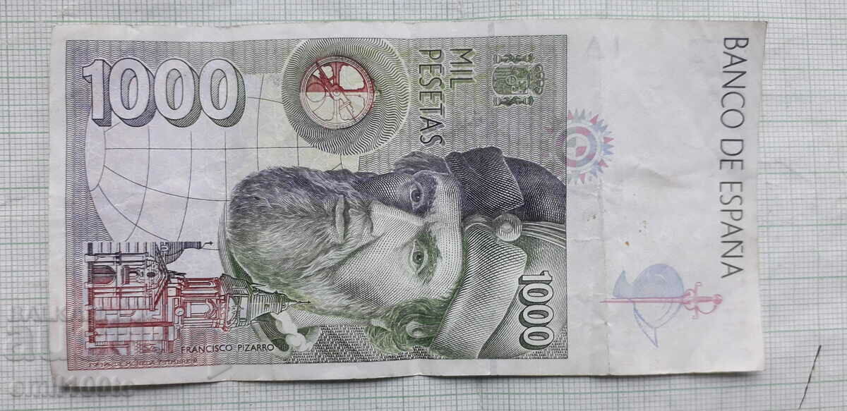 1000 pesetas 1992 Spain with price 8.00 BGN | € 4.09 1000 pesetas 1992 Spain with price 8.00 BGN | € 4.09